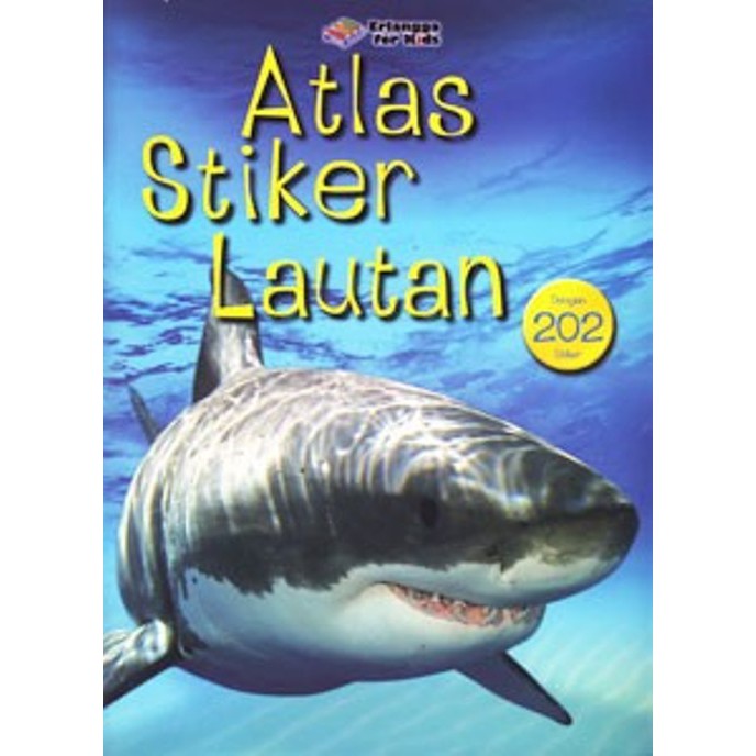 Erlangga For Kids Buku Atlas Stiker Lautan