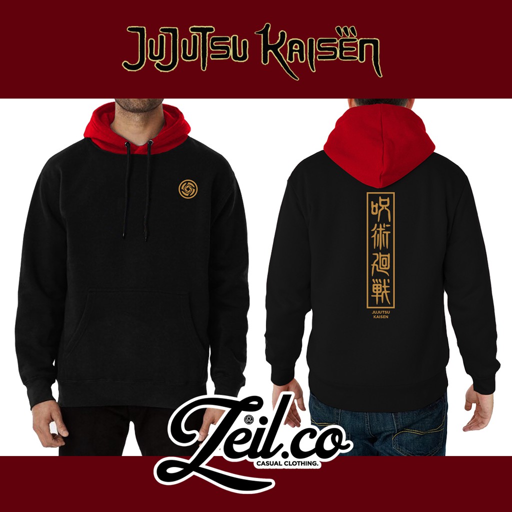 Jaket Hoodie Jujutsu Kaisen Yuji Itadori Terbaru | Jaket Anime Jujutsu Kaisen Terlaris