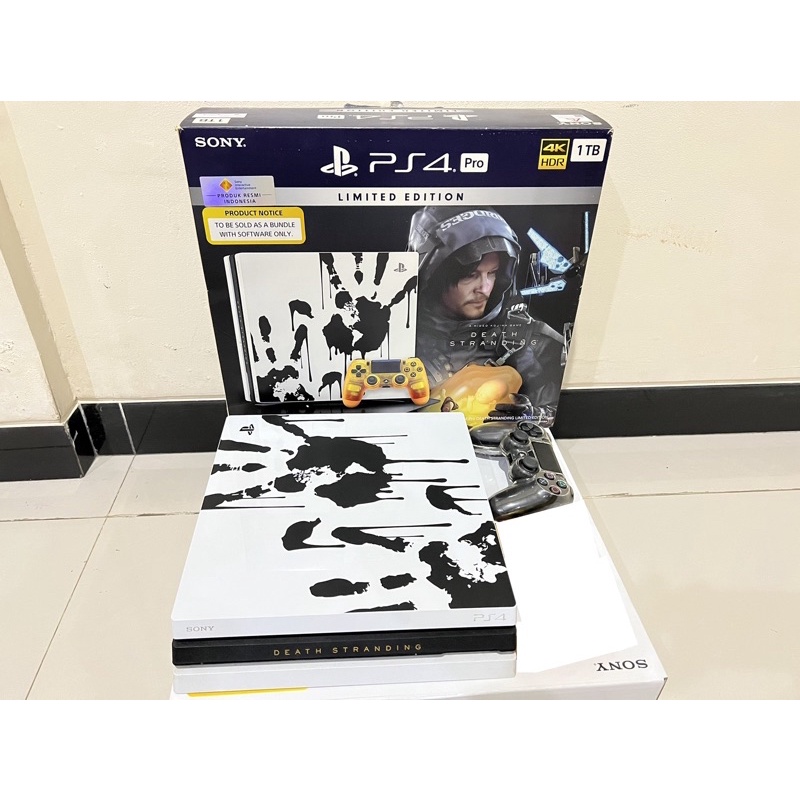 Ps4 Pro 1TB Seri mesin terbaru CUH-7218B Limited Edition Death Stranding 1 TB 1 tera 1 terabyte play