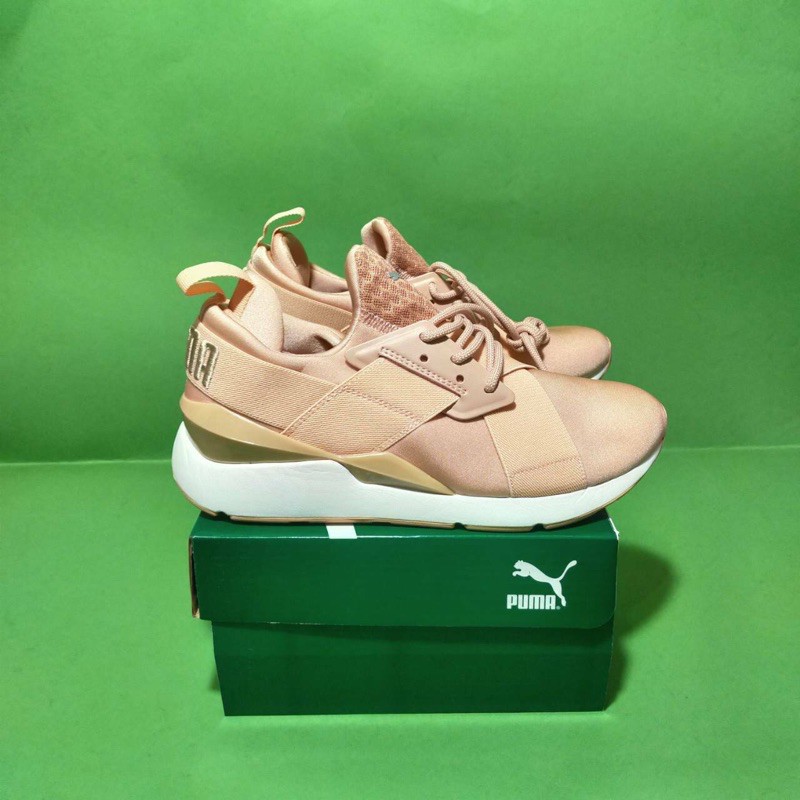 puma muse satin pink