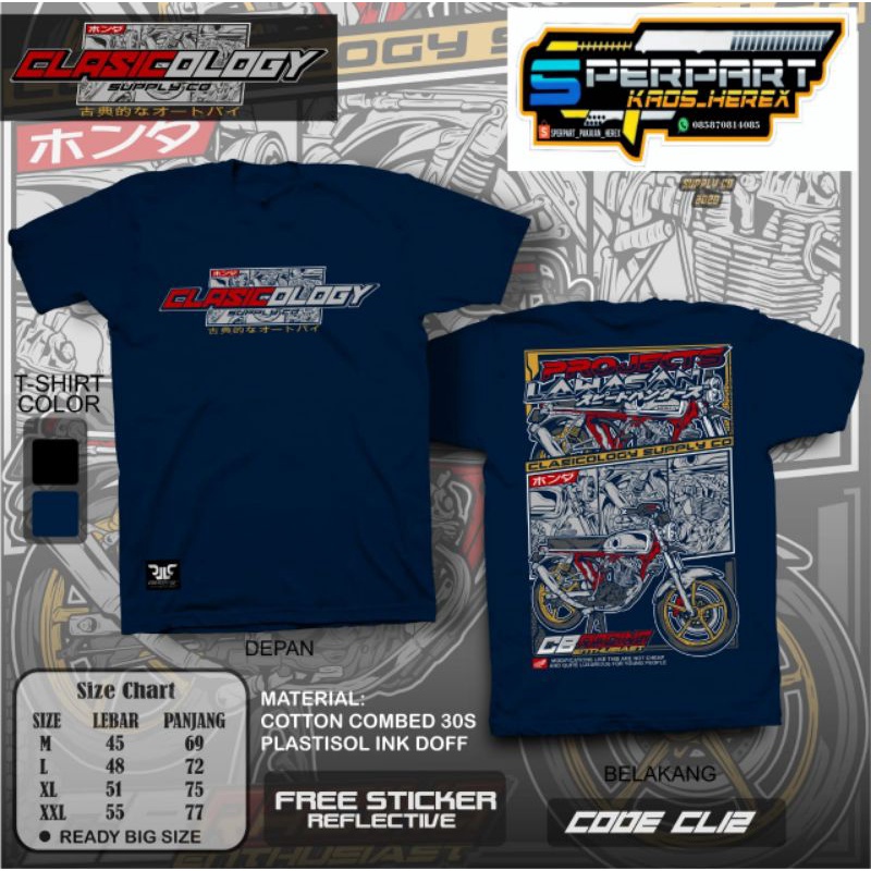 [COD] KAOS HONDA CB PROJECTS LAWASAN NEW ORIGINAL.
