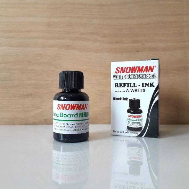 Tinta Snowman White Board Marking Ink &amp; Permanen