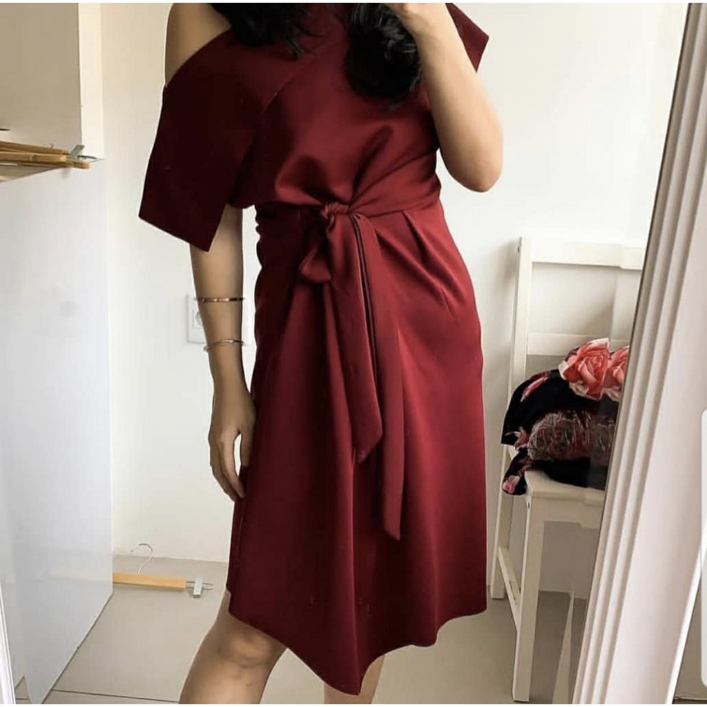 Dress POPLINE Bahan moscrepe