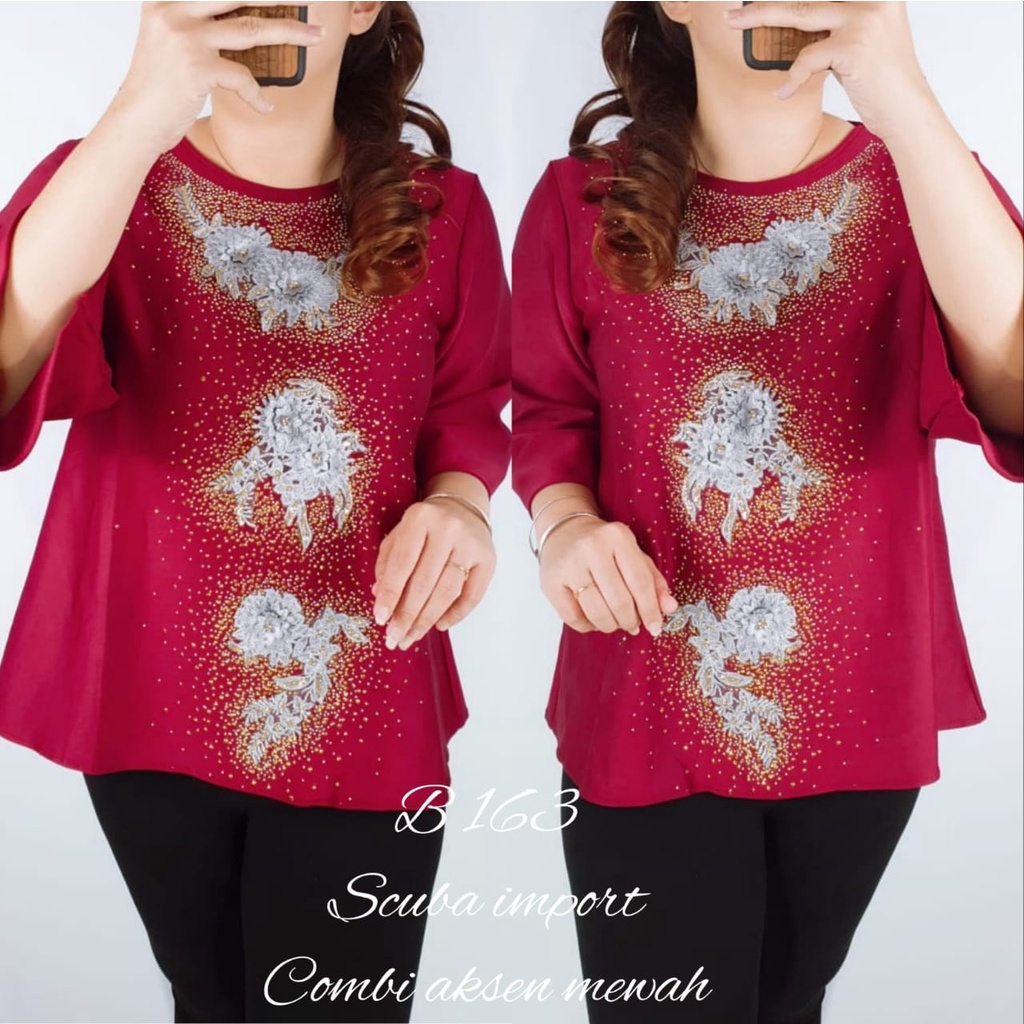 blouse ella/pakaian wanita/blouse/fashion wanita