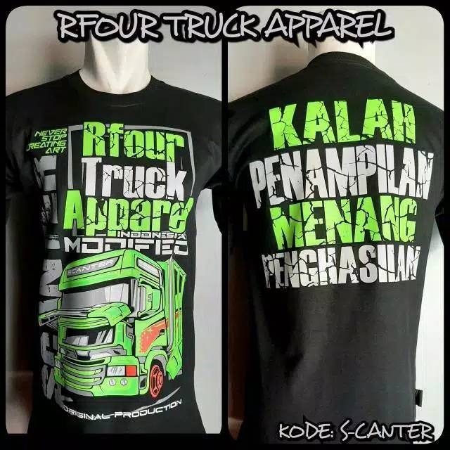  KAOS  DISTRO TRUCK KAOS  SCANTER KAOS  DRIVER MUDA KAOS  TRUCK 