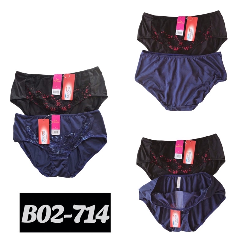 celana dalam the brahouse B02-714 original lace depan utuh label size EL the brahouse panty