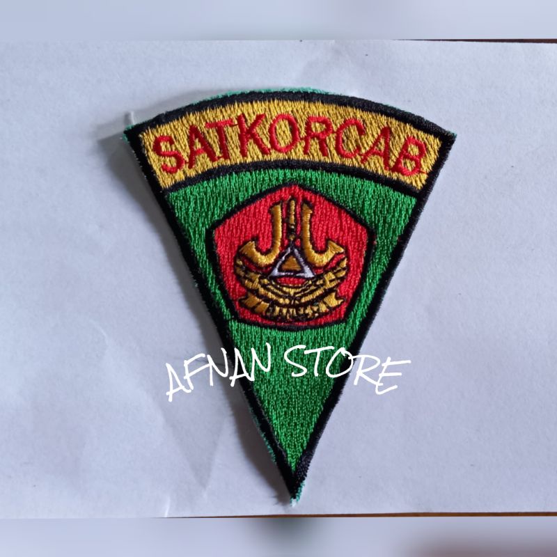 logo bordir / wing SATKORCAB BANSER