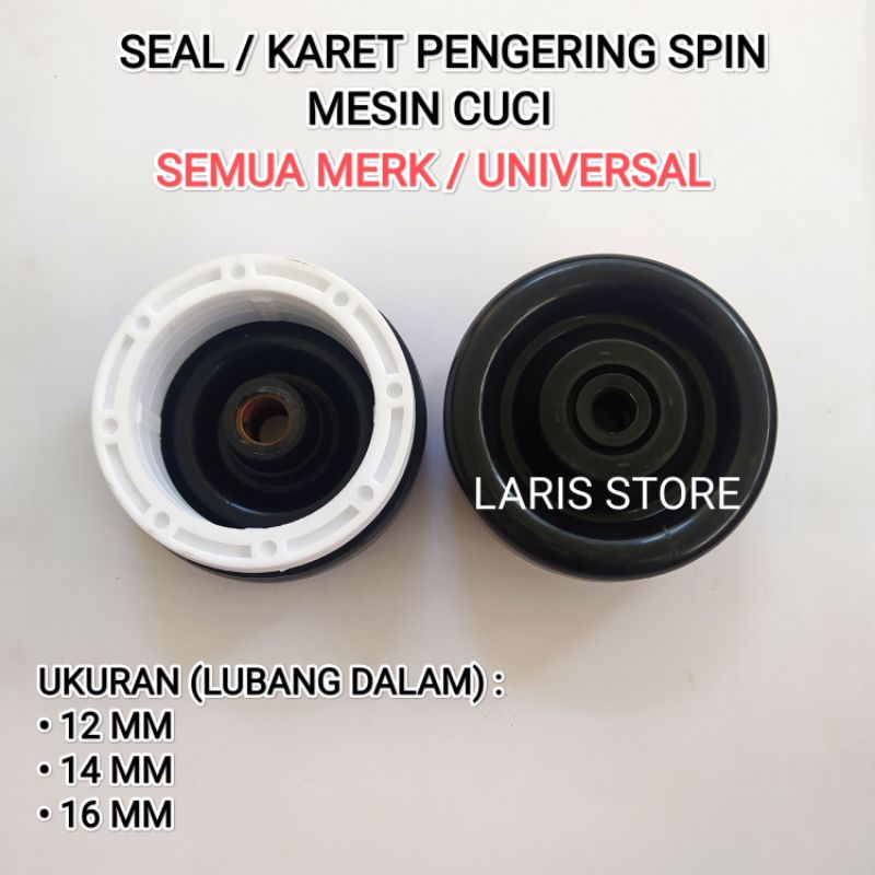 SEAL / KARET PENGERING SPIN MESIN CUCI SEMUA MERK AS 12 14 16 MM