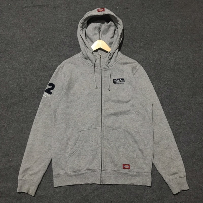 Zip Hoodie DICKIES Grey Second Original Size Medium fit L