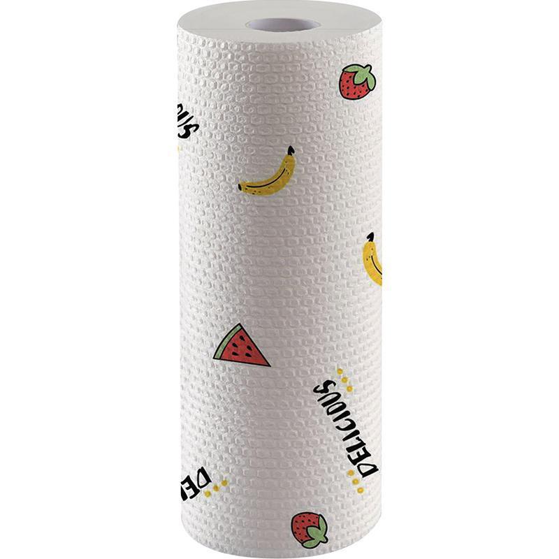 Kertas Tissue Penyerap Minyak Dengan Motif Print, Untuk Dapur &amp; Rumah/ Tisu Motif Serbaguna / TISSUE GULUNG DAPUR KERTAS MINYAK TISUE DAPAT DI CUCI PAKAI ULANG
