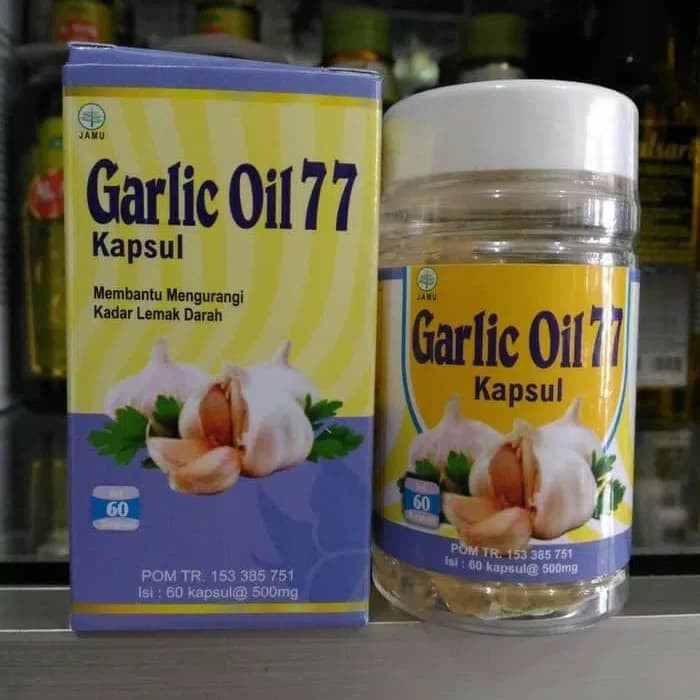 Garlic Oil 77 Kapsul Ekstrak Bawang Putih DIJAMIN ORIGINAL BERGARANSI JIKA TERBUKTI PALSU UANG BALIK