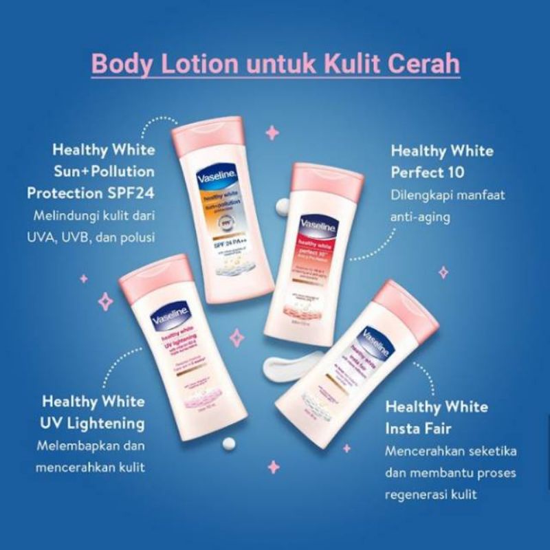 VASELINE HEALTHY WHITE BODY LOTION