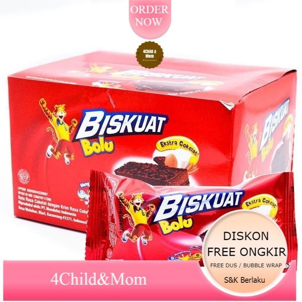 

Biskuat Bolu Biskuit Coklat Snack Cemilan Makanan Ringan 300 gram