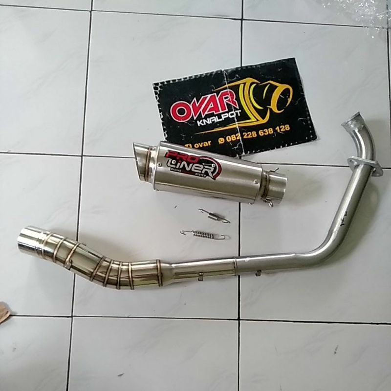 Knalpot racing Proliner untuk motor R15 v3 R15 new