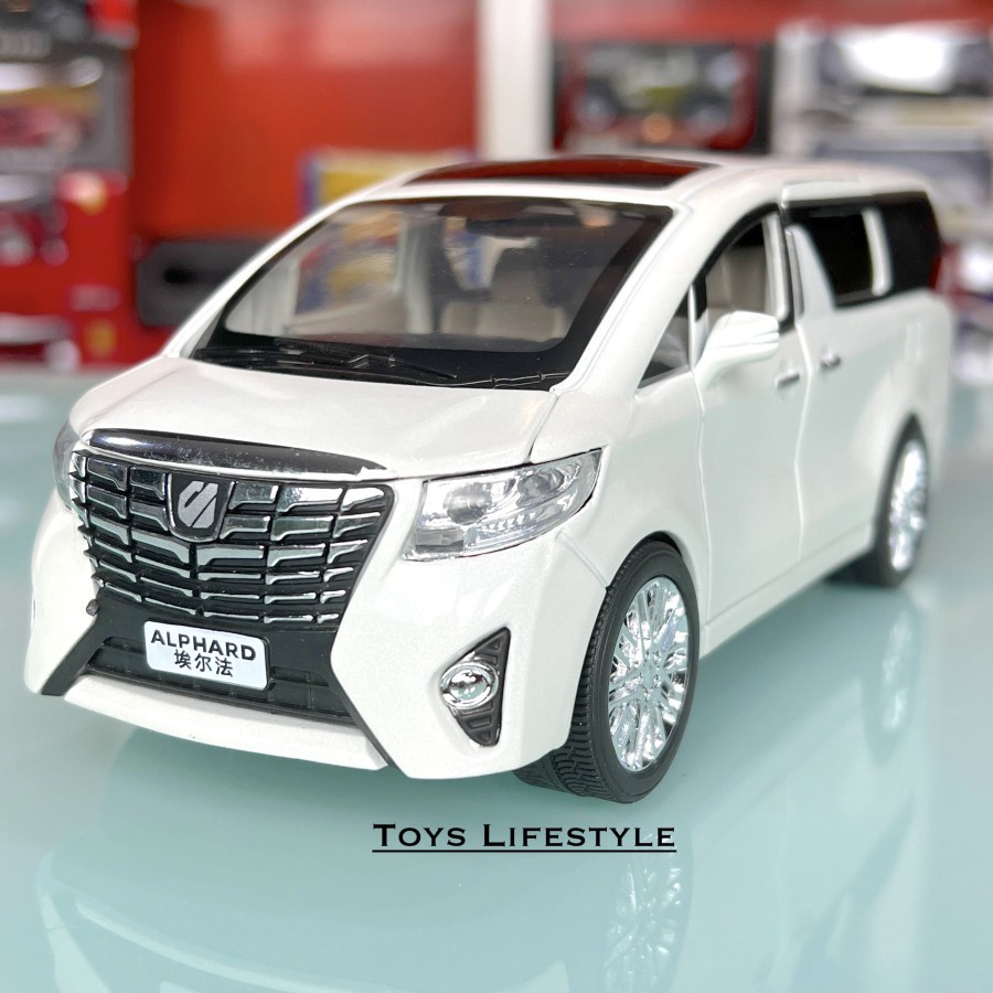 Mainan Mobil Diecast XLG Alphard 1:24 (BAGUS)