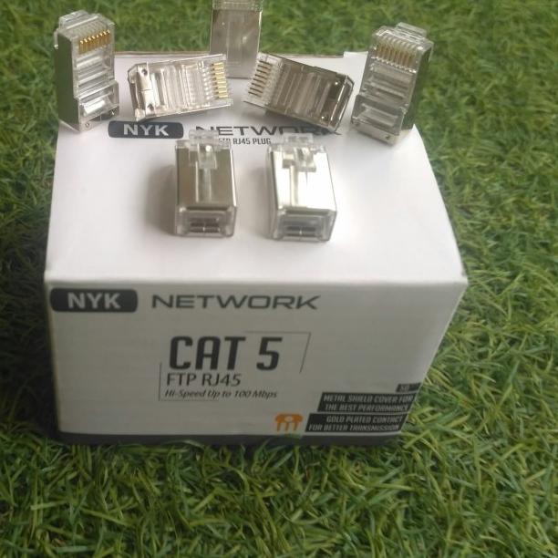 ☇ Konektor LAN RJ45 / RG45 FTP Cat5 Cat5e ☪