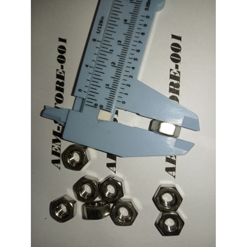 Mur 1/4&quot; stainless 304