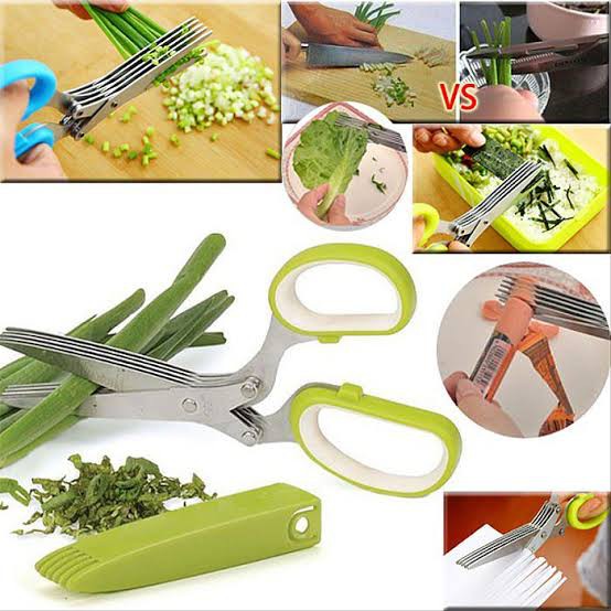 

Gunting Stainless 5 Lapis/Gunting Daun Bawang-Gunting Sayur Dapur