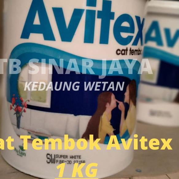 ☚ AVITEX 1KG / CAT AVITEX KILOAN 1 KG PUTIH / AVITEX 1KG SW ➯