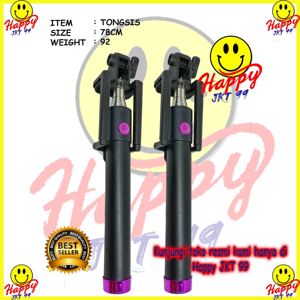 [ HAPPY JKT 99 ] TONGSIS FULL BLACK KABEL