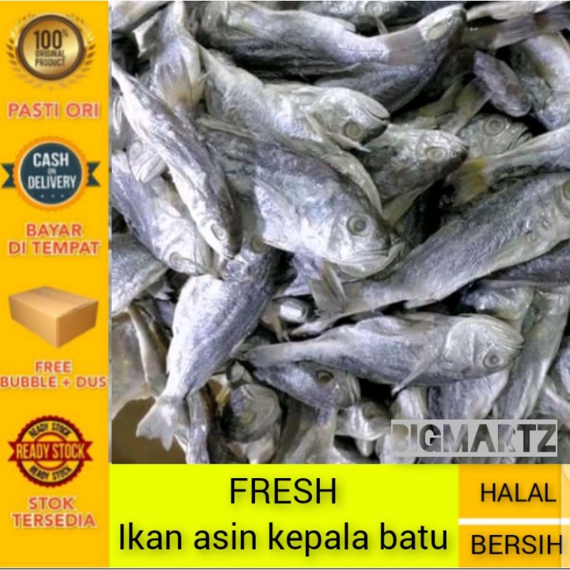 

ikan asin kepala batu:-500gram / ikan asin