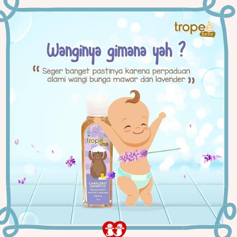 Tropee Bebe Candlenut Shampoo 100ml