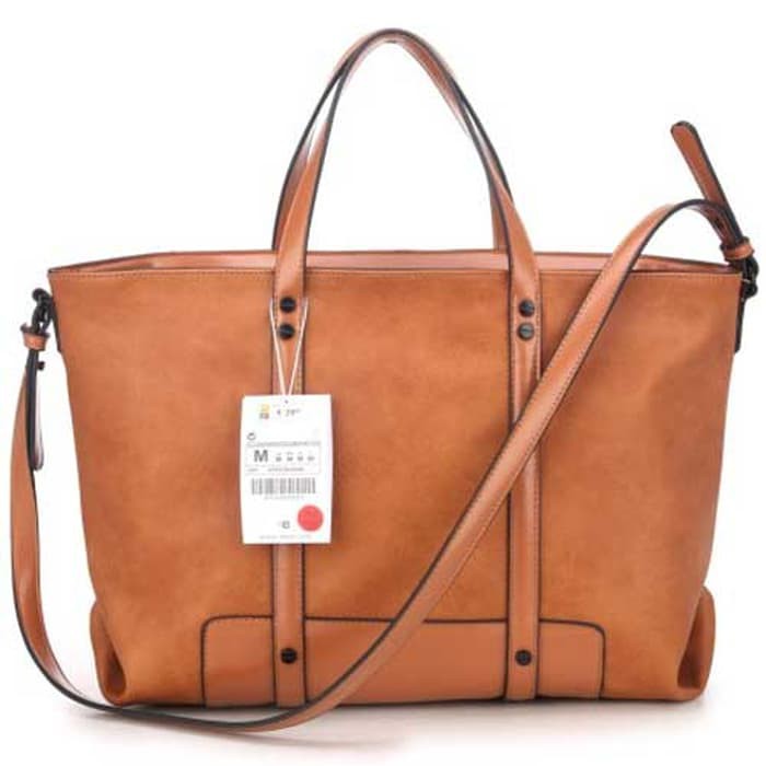 TAS Zara Import Wanita Branded Bag TAS Besar F24078