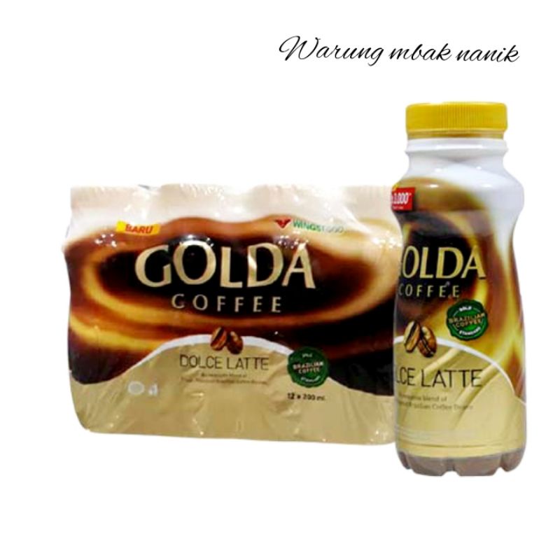 

Golda Coffee 200ml 1 pack isi 12 botol