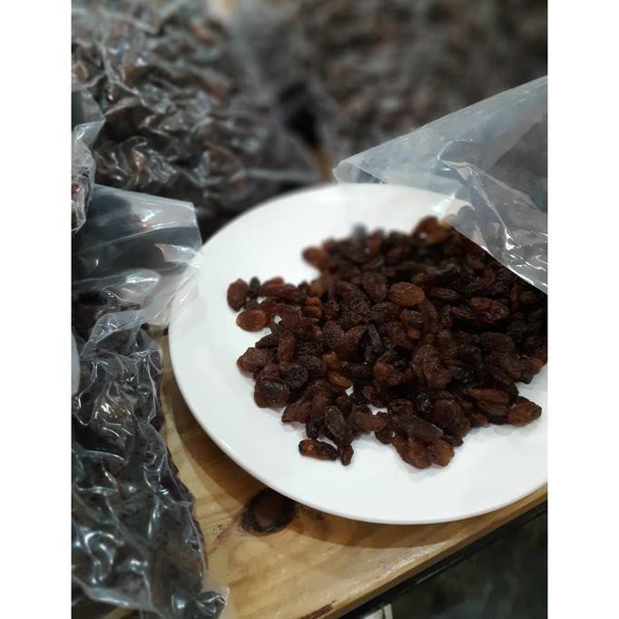 

31.87-Kue- Kismis Tanpa Biji - Seedless Dark Brown Raisin Natural - 1 Kg -Terlengkap-Termurah-