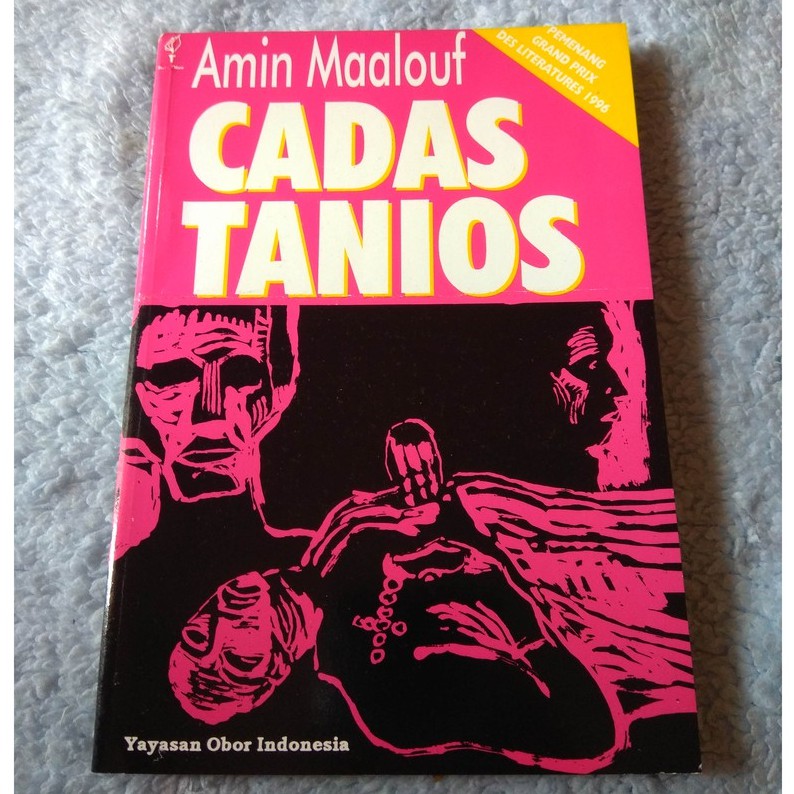 Buku Original Murah CADAS TANIOS by AMIN MAALOUF [Bukukina]