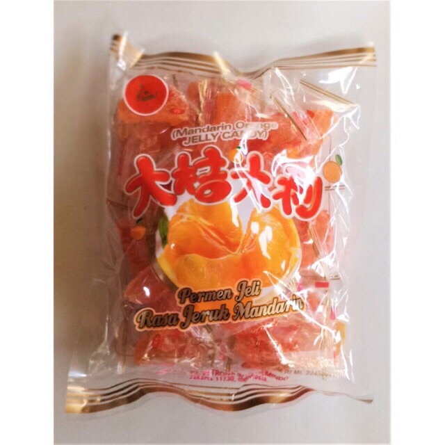 

PERMEN JELLY NARAYA 500GRAM RASA JERUK MANDARIN Jelly rasa jeruk mandarin isi 500gram