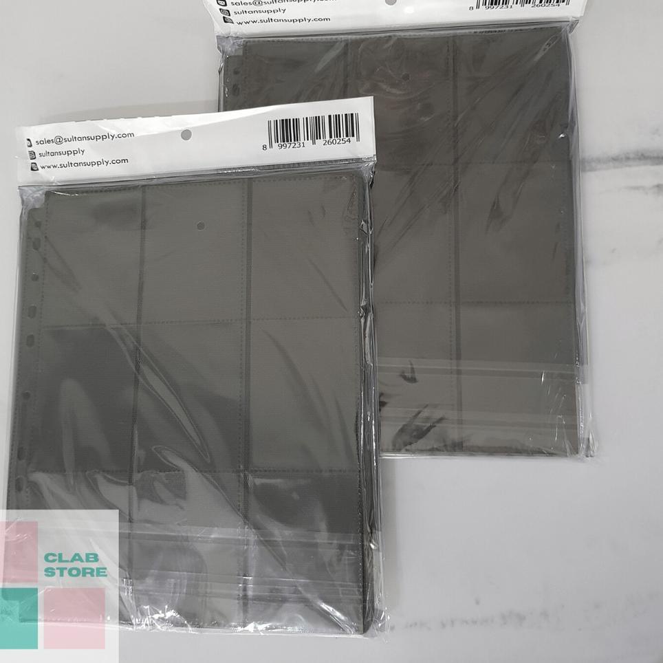 ♜ Sultan 18P Page A4 Binder 18 Pocket Sideload Binder Ring Binder Page PC Premium Sultan Sleeve Bind