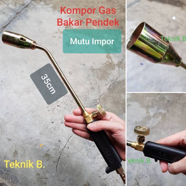 LPG heating Torch blower bakar bulu cat - ukuran panjang dan pendek (Mutu PREMIUM)