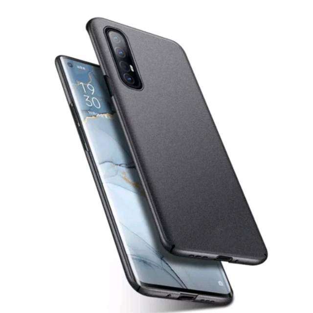 Original Black Matte Softcase Ultra Thin Baby Skin Ultra Slim Fit Oppo Reno 3 Pro 2020 Soft Case