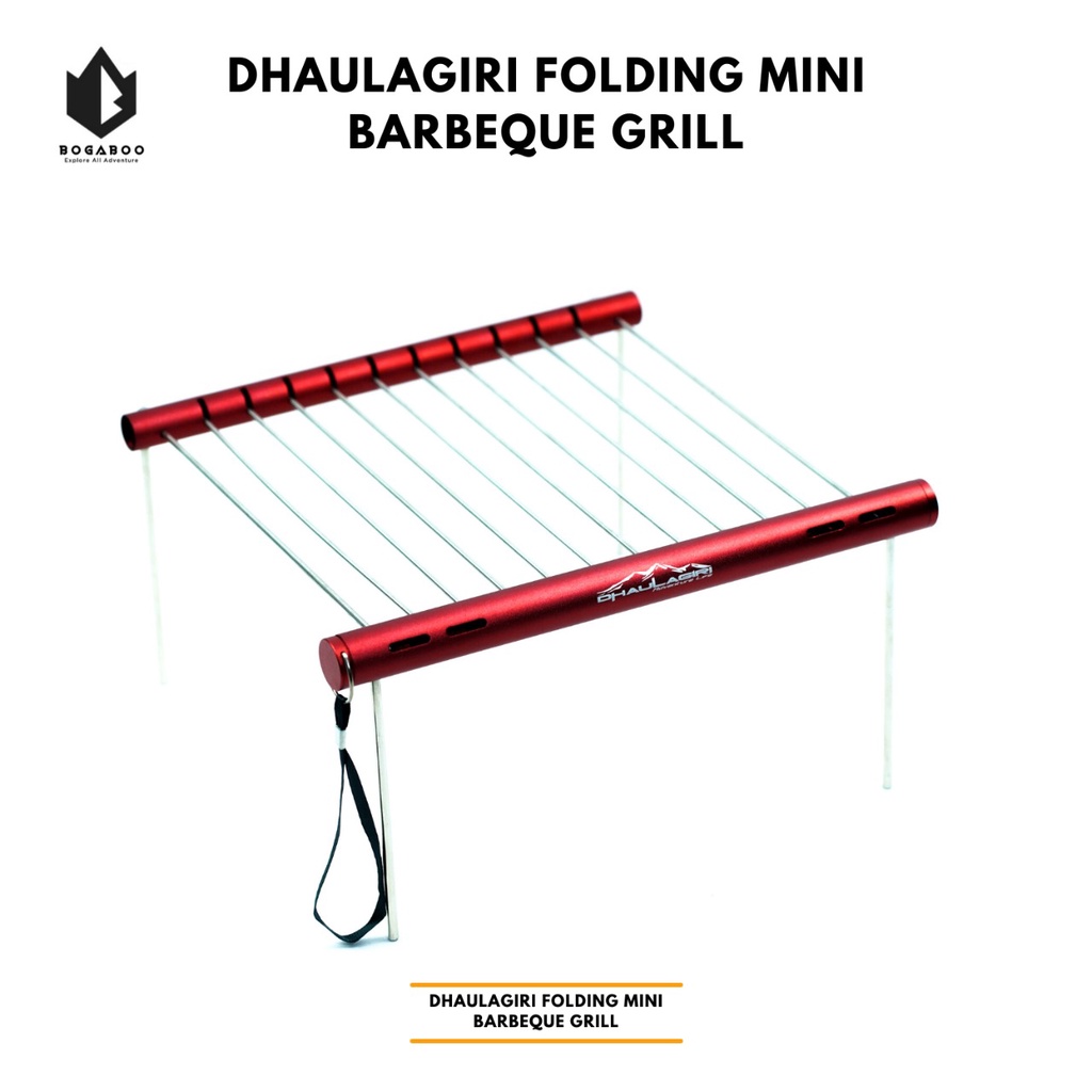 (COD BISA) DHAULAGIRI FOLDING MINI BARBEQUE GRILL - MINI GRILL DH - ALAT PANGGANG ULTRALIGHT KECIL -