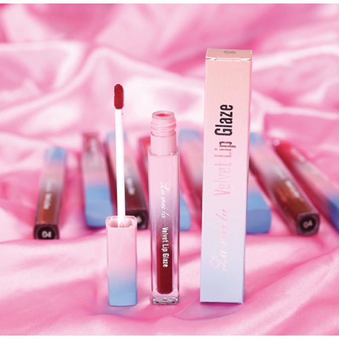 LAMEILA Lipstik Cair Velvet Metal Bibir Makeup Lip Tint Lip Gloss Lip Glaze LA035