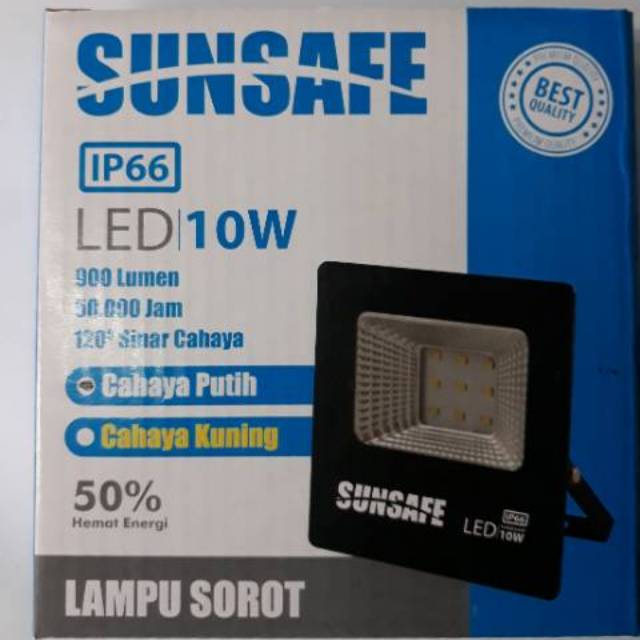 LED SOROT 10W Flood Light Lampu penerangan tembak 10 w watt outdoor