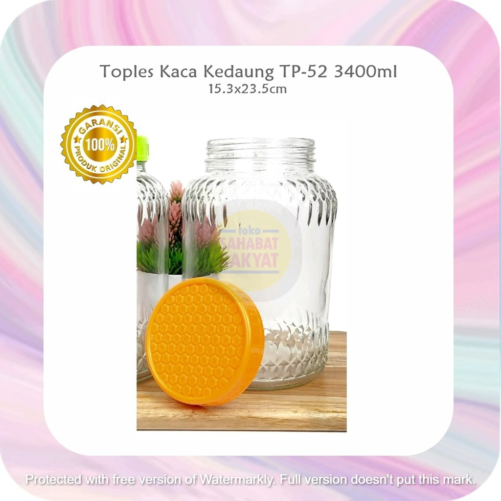 Toples Cendol/Toples Jadul/Toples Es Campur Kaca Kedaung TP-52 3.400ml