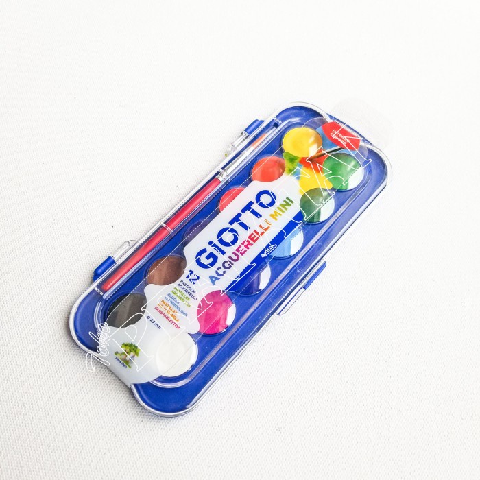 

air-cat- giotto azquerelli mini 12/24/36 warna / cat air giotto - 12 warna -cat-air.