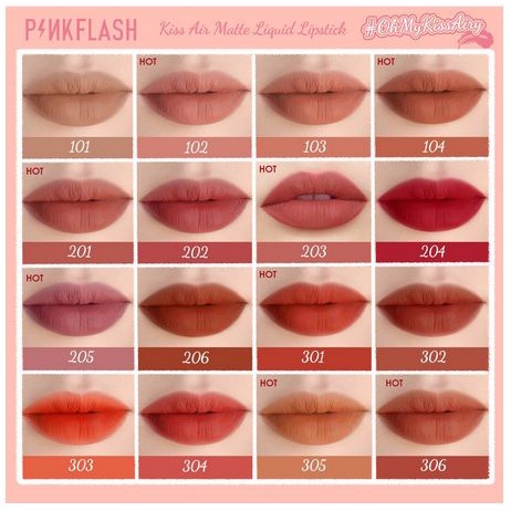 LIP TINT Pinkflash Matte Double fungsi