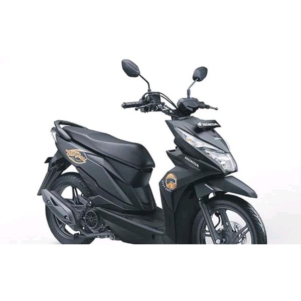 cover front tameng panel depan beat esp new eco beat street k81 black matte hitam doff  original