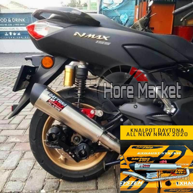 KNALPOT DAYTONA NEW NMAX 2020 KNALPOT DAYTONA ALL NEW AEROX 155 ORIGINAL