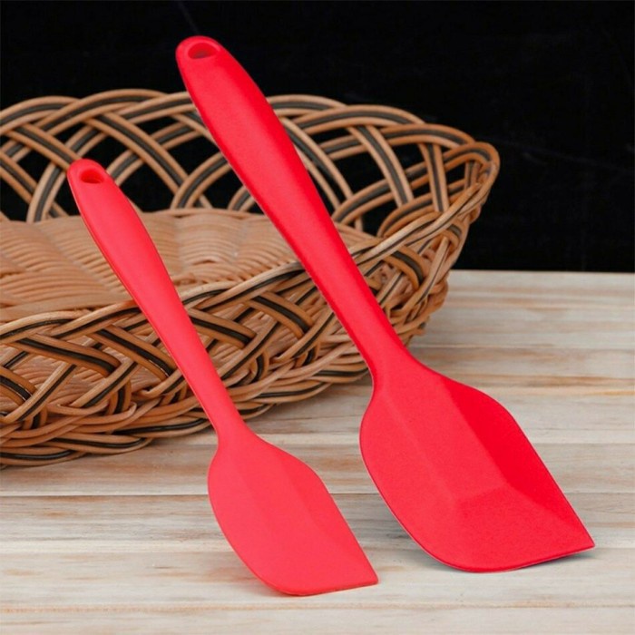 Spatula  SW01 Silikon Tahan Panas Food Grade Pengaduk Silicone Besar 28cm SW01