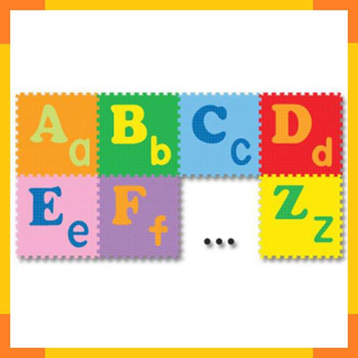 Mainan Edukasi Anak Karpet Matras Puzzle Evamat Evamats Abjad ABC