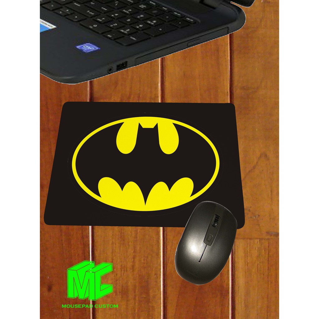 Mousepad batman logo superhero mousepad gambar batman mousepad custom