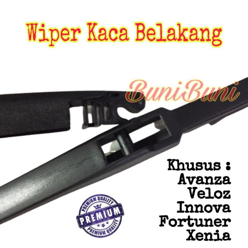 Karet Wiper Kaca Bagasi Belakang Komplit Tangkai Untuk Avanza Innova Veloz Xenia Fortuner Kiiang