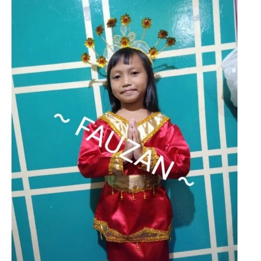 Pakaian adat riau anak TK SD // Baju adat riau // Baju melayu