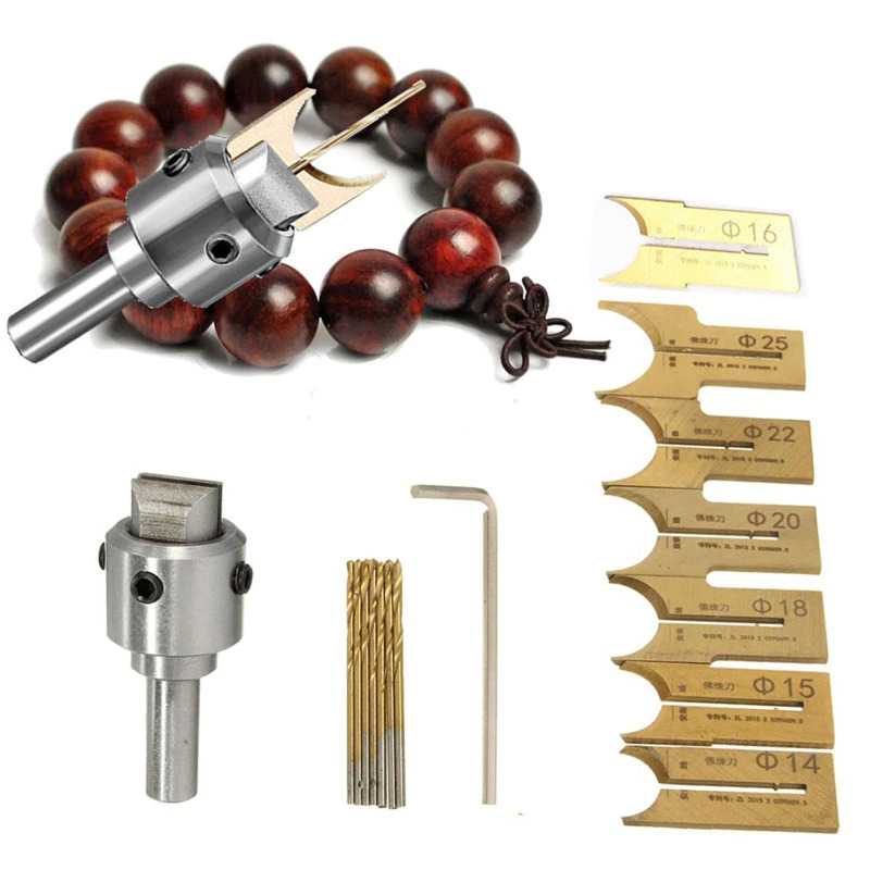 Mata Bor Drill Bit DIY Buddha Tasbih Beads Drill 6-25mm 23 PCS -1TK19