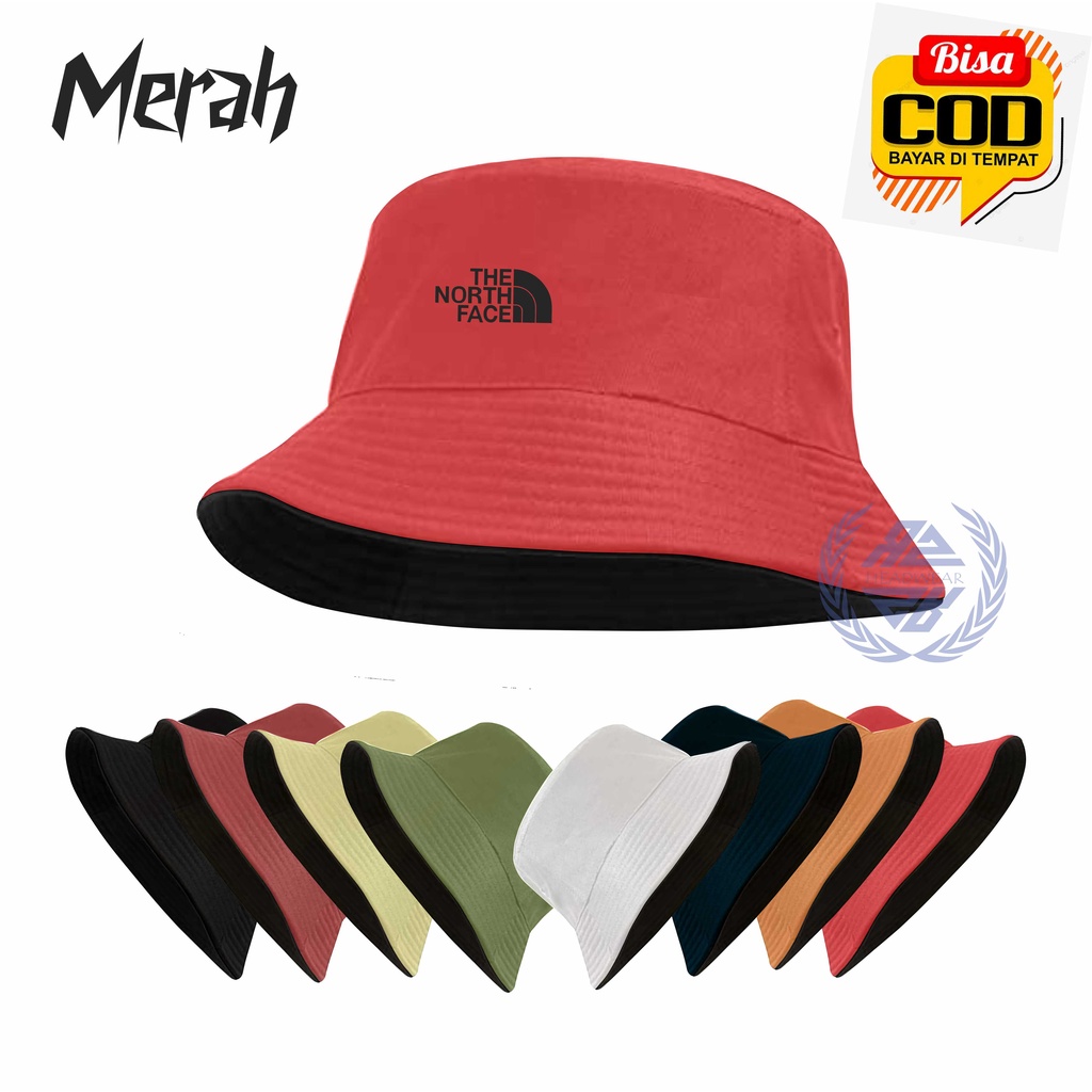 Topi Bucket Model The north face Topi Baket Bucket Hat Outdor Pria Wanita Distro Original High Quality