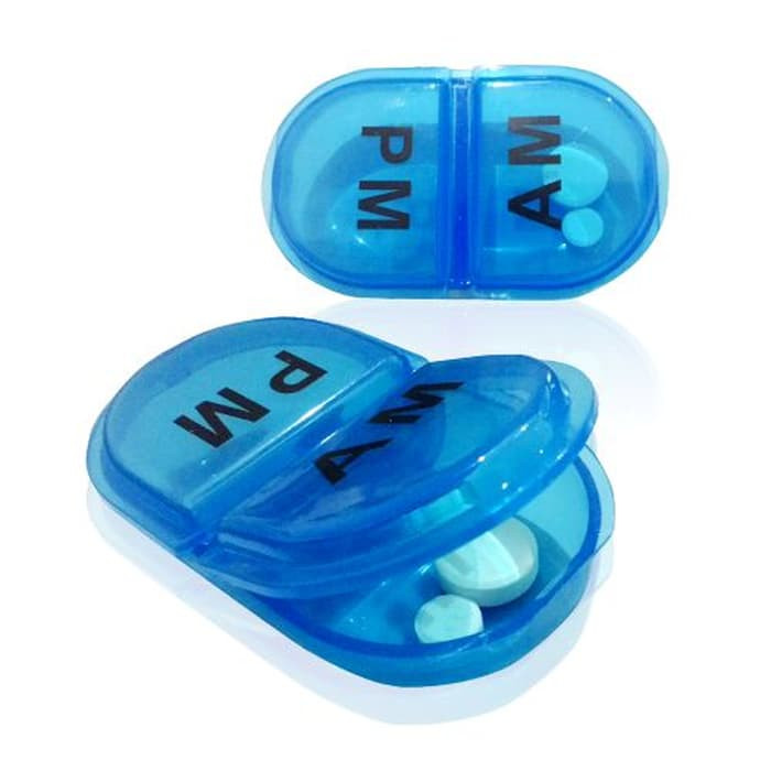 New Pill Box AM PM Ezy Dose | Kotak Pengingat Minum Obat